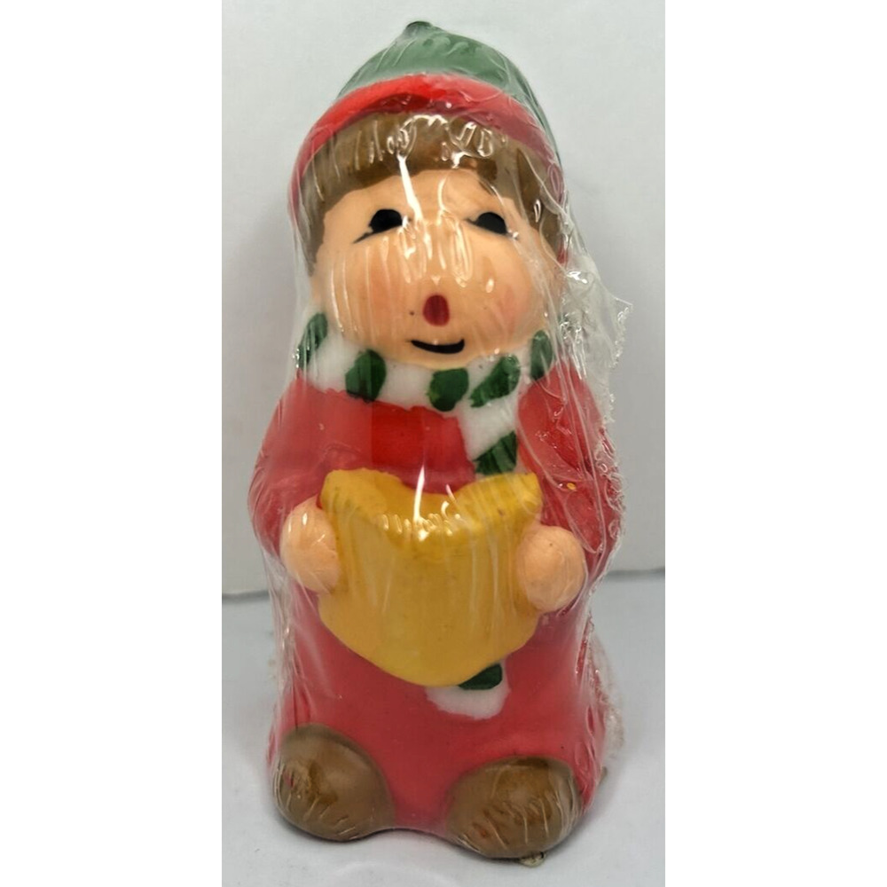 Vintage Target Christmas‎ Caroler Candle New in Packaging 3" SKU H655